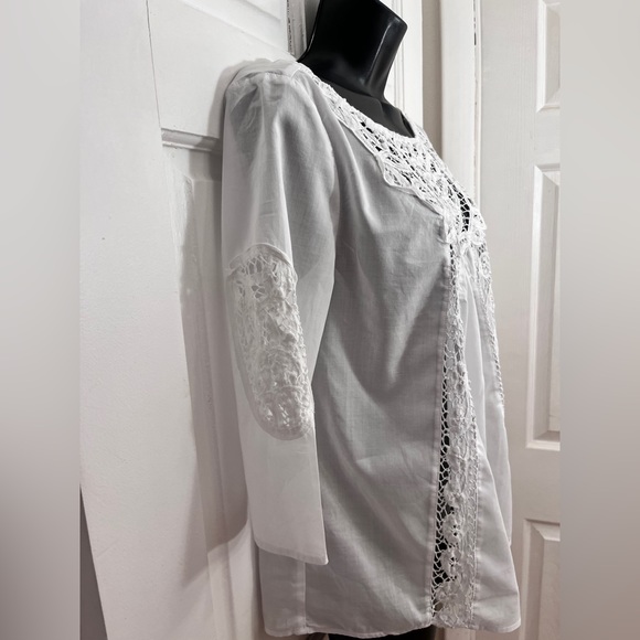 Victoria’s Secret Cotton Lace Blouse size S - Picture 3 of 7